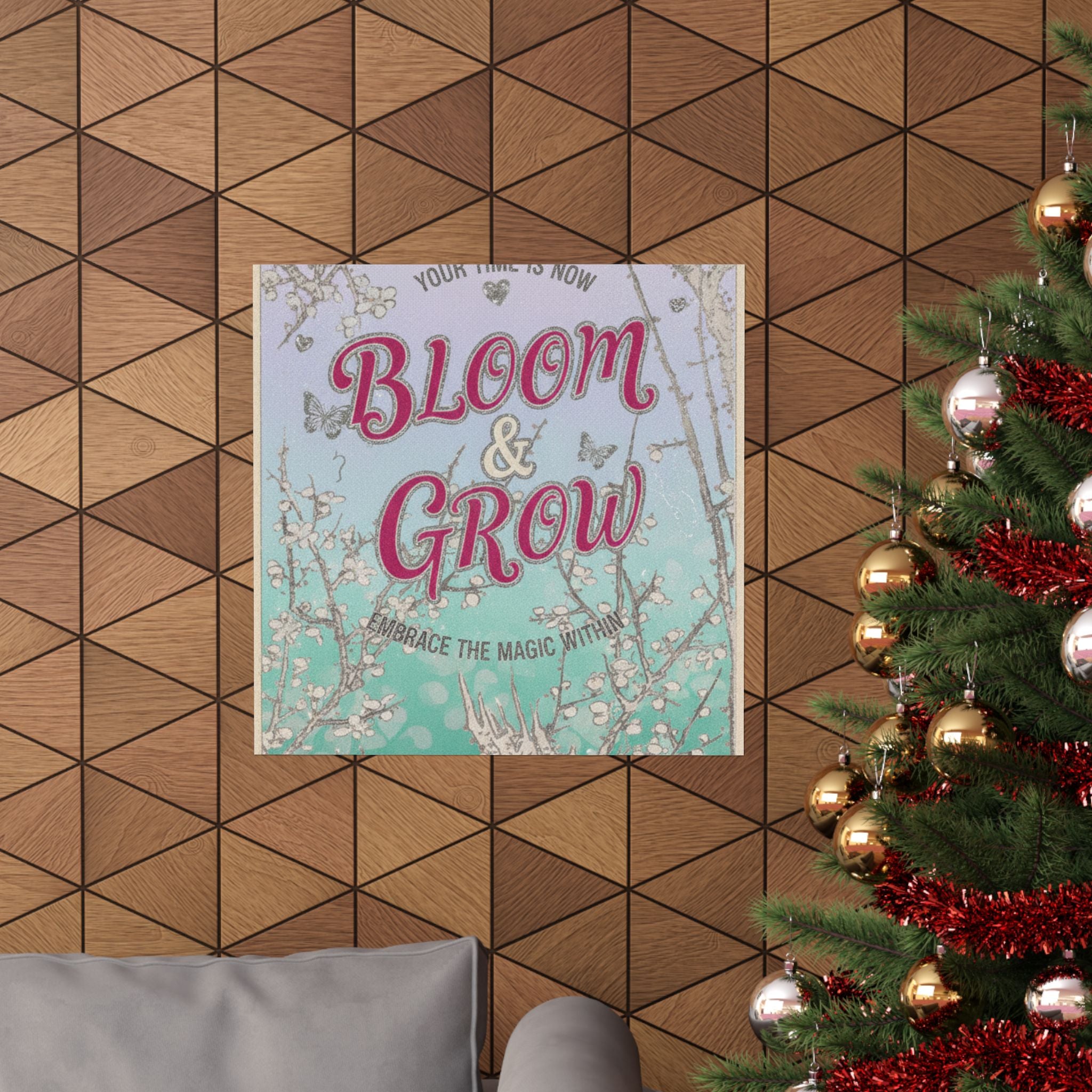 Affirmation — Plum Tree In Blossom — Matte Poster