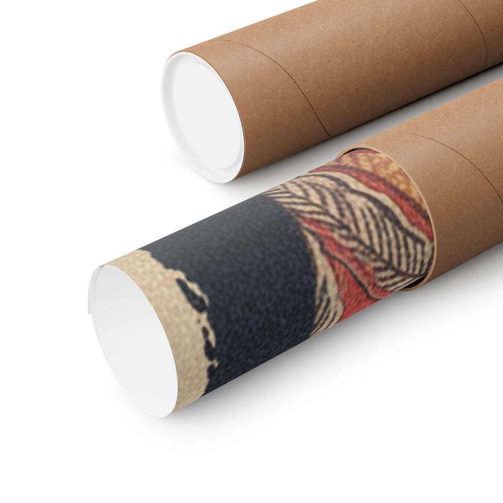Japanese Street — Courtesan With Branch Of Seri — Matte Poster