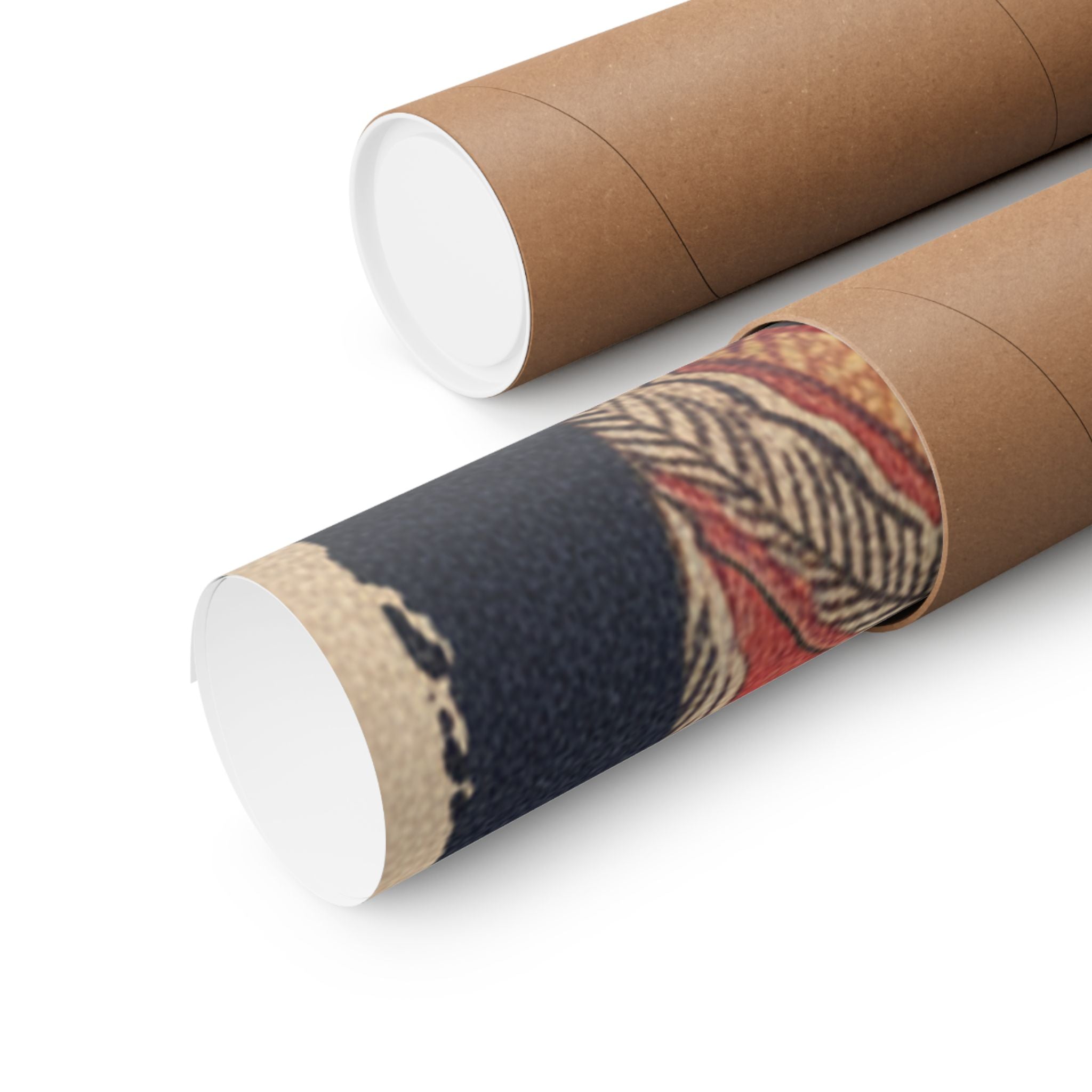 Japanese Street — Courtesan With Branch Of Seri — Matte Poster