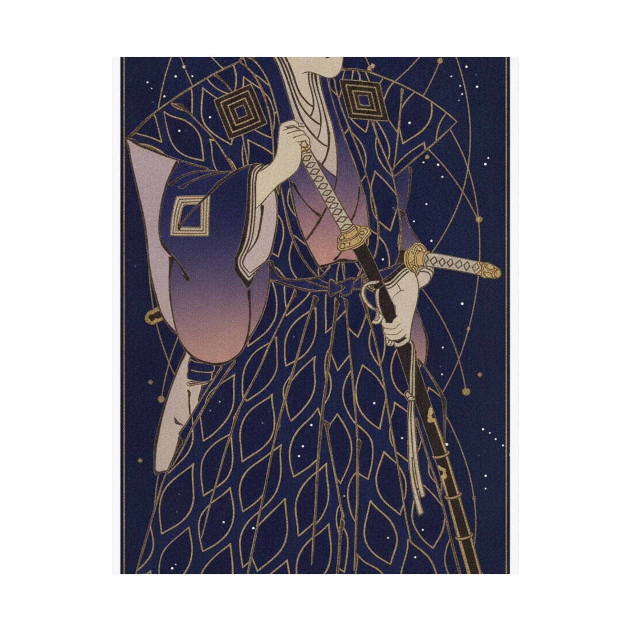 Celestial — Ichikawa Danjuro Vi As Funa Bansaku,Son Of Fuwa Banzayemon — Matte Poster