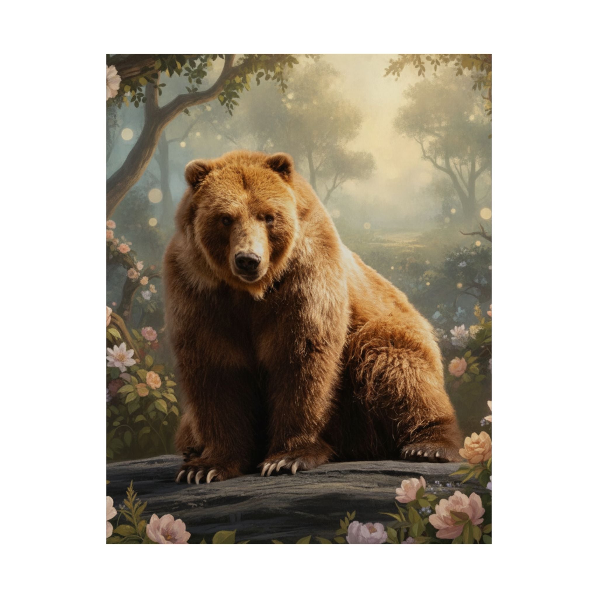 Scenic Nature — Bear — Matte Poster