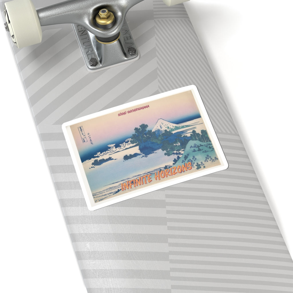Affirmation — Shichirigahama In Sagami Province (Sōshū Shichirigahama), From The Series Thirty — Kiss-Cut Sticker