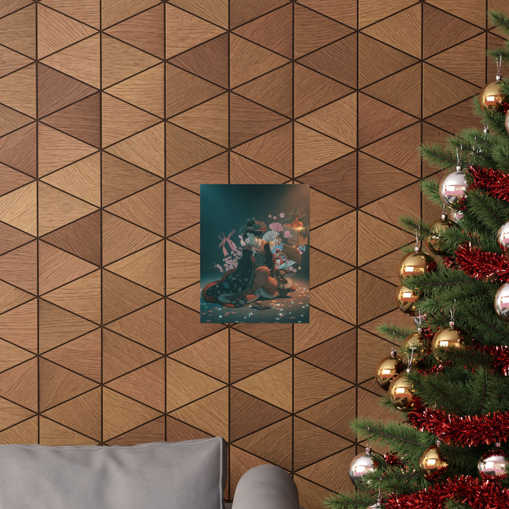 Cinematic — Courtesan And New Year Decoration — Matte Poster