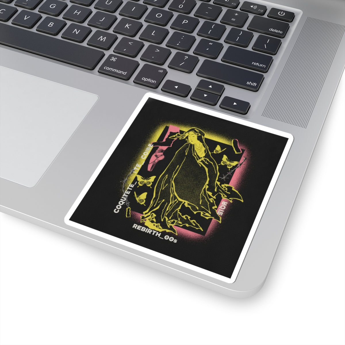 Streetwear Collage — Onna No Daruma — Kiss-Cut Sticker
