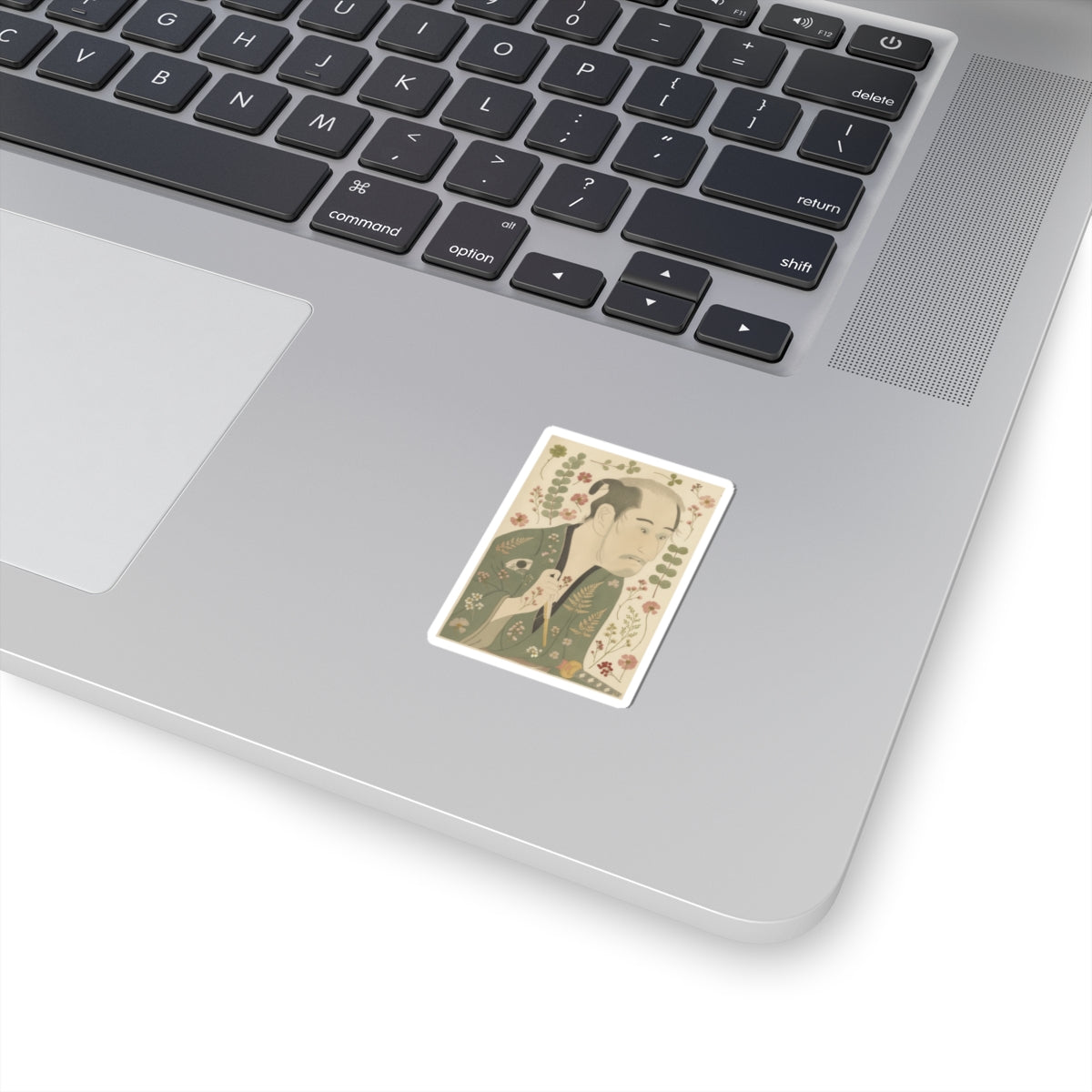 Botanical — The Actor Onoye Matsusuke As A Ronin — Kiss-Cut Sticker