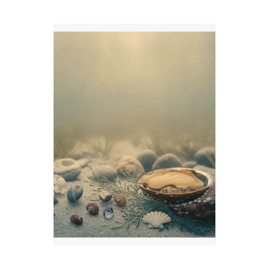 Scenic Nature — Shells Under Water — Matte Poster