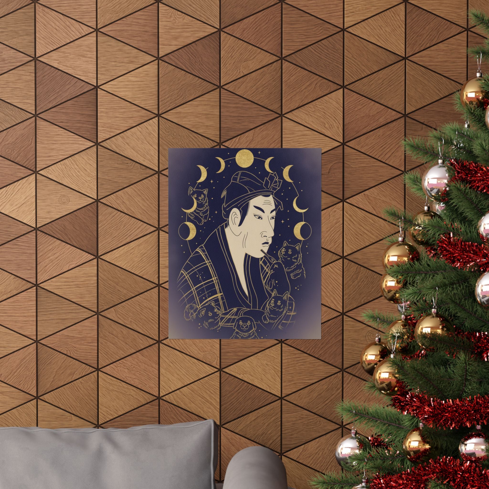 Celestial — The Actor Matsumoto Koshiro As Banzuin Chobei — Matte Poster