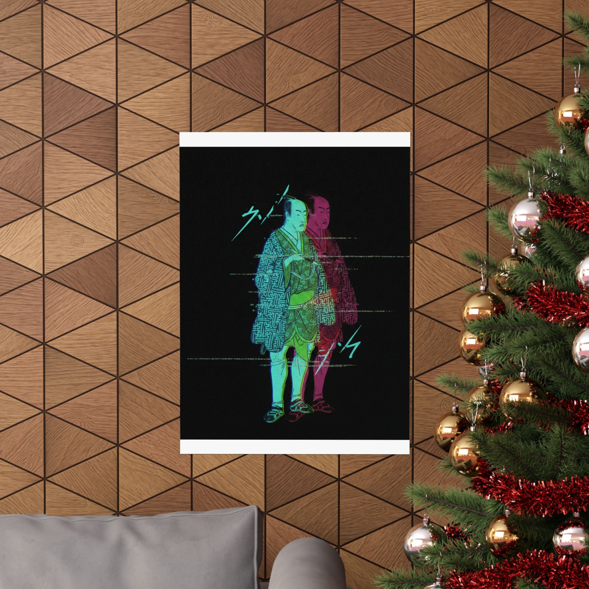 Glitch Culture — The Fourth Matsumoto Koshiro As A Man Dressed In A Short Kimono — Matte Poster