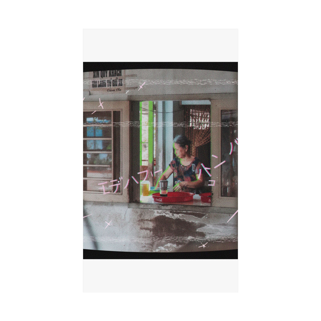 Glitch Culture — Person — Matte Poster