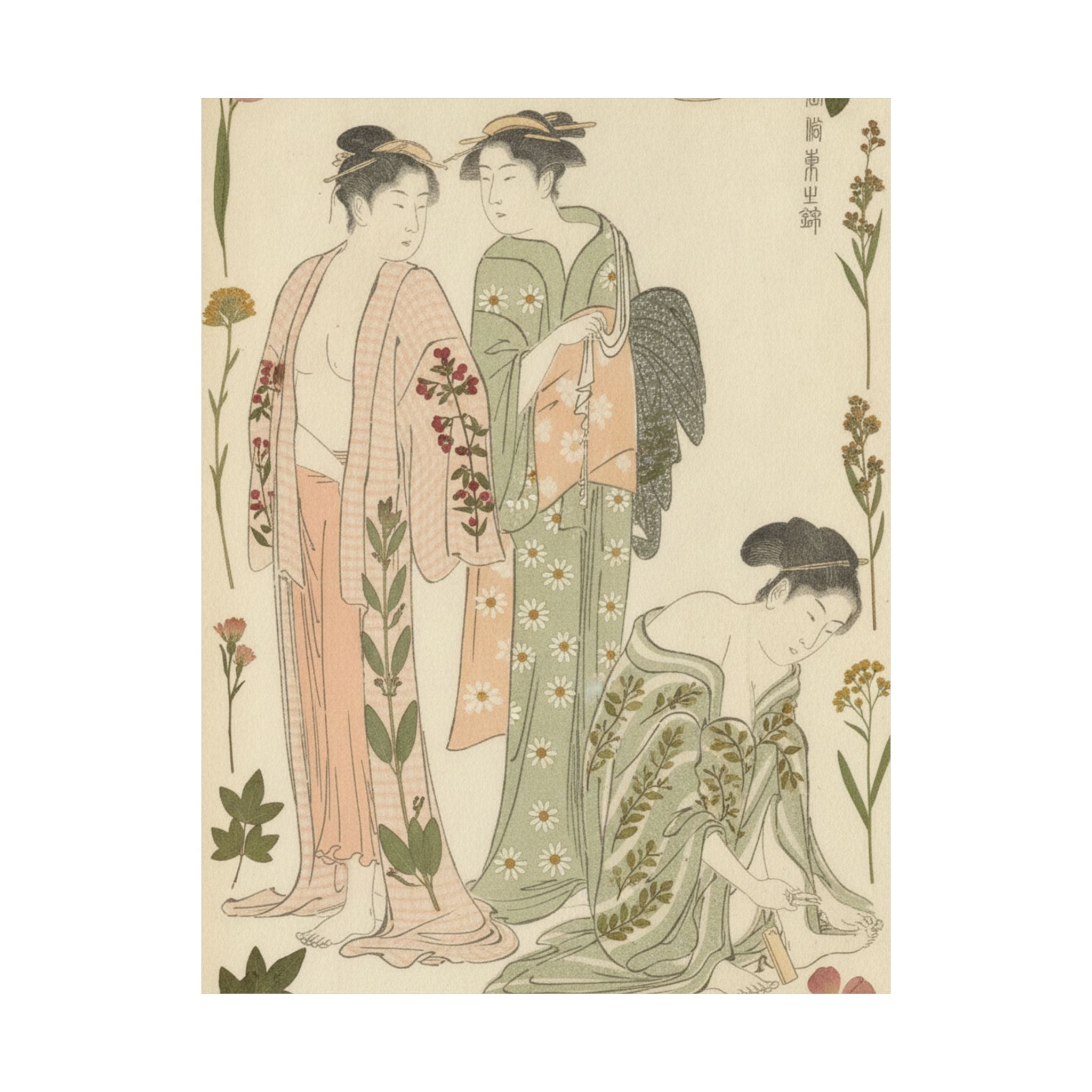 Botanical — Cutting The Toenails; The Toilet After The Bath — Matte Poster