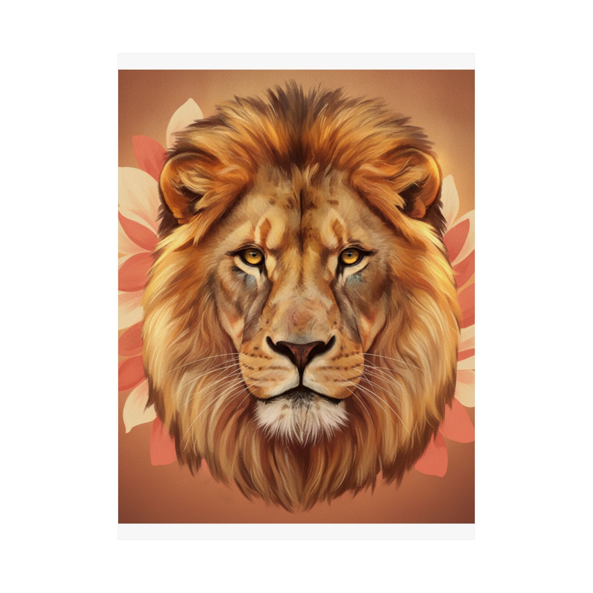 Southern Sunset — Lion — Matte Poster