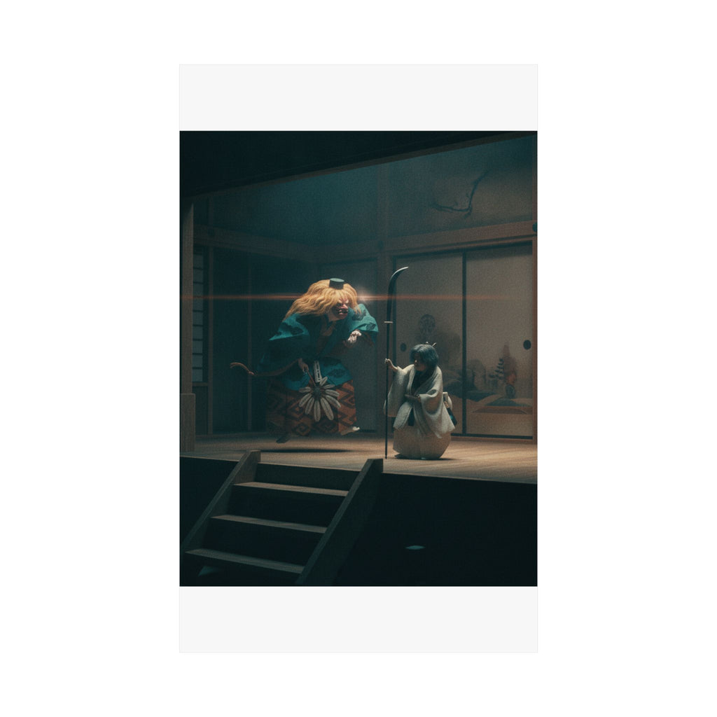 Cinematic — Scene From Noh Dance — Matte Poster