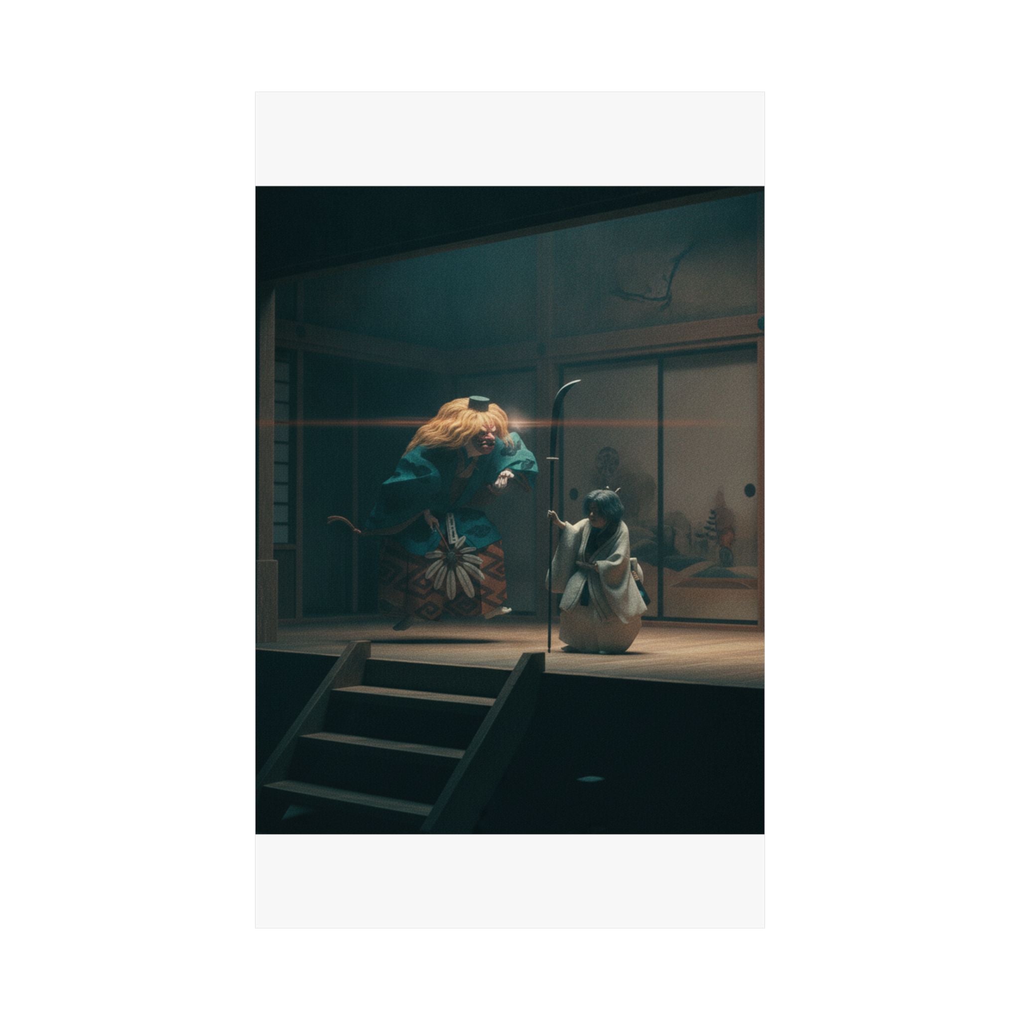 Cinematic — Scene From Noh Dance — Matte Poster