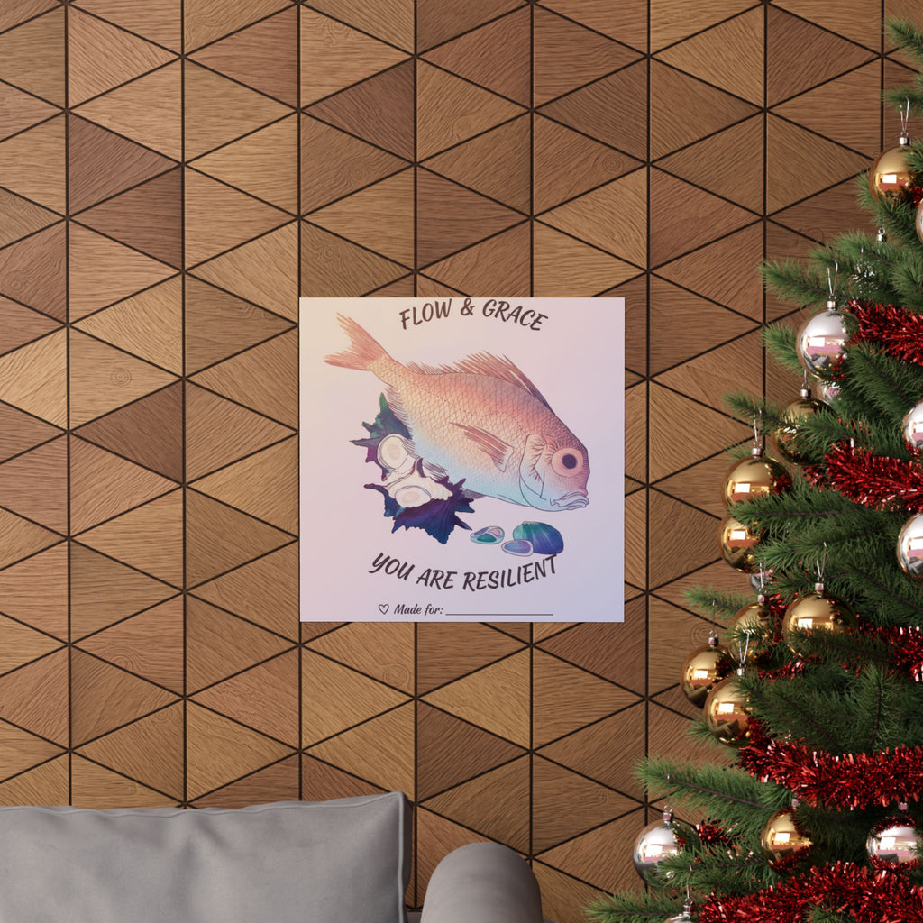 Affirmation — Tai Fish And Top-Shells — Matte Poster