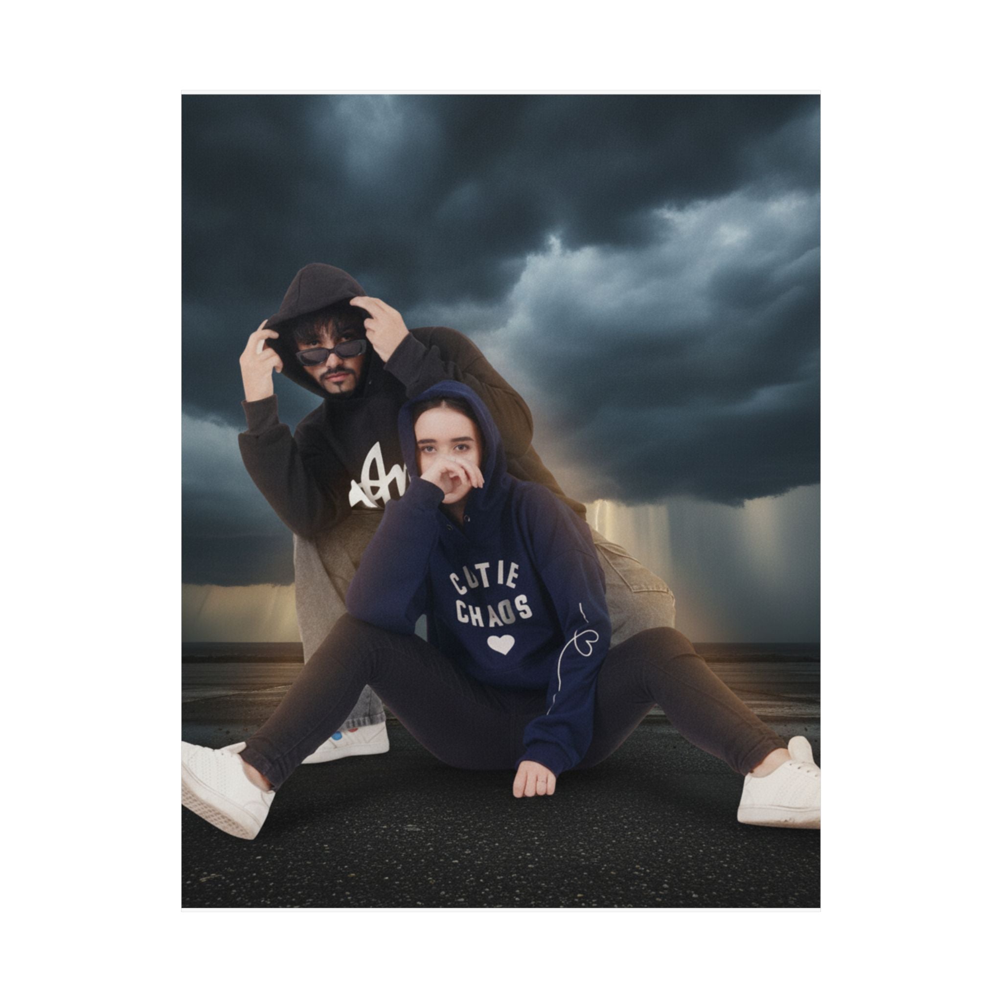 Dramatic Storm — People — Matte Poster