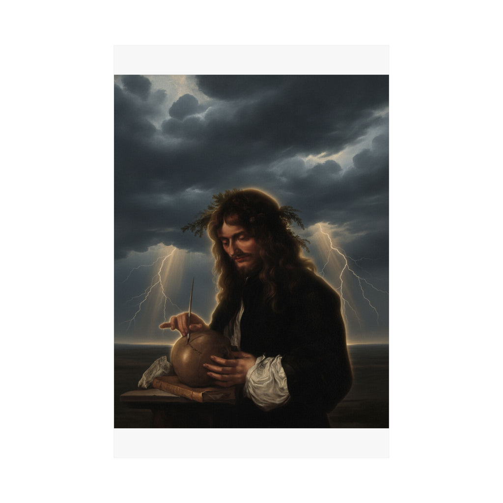 Dramatic Storm — Person — Matte Poster