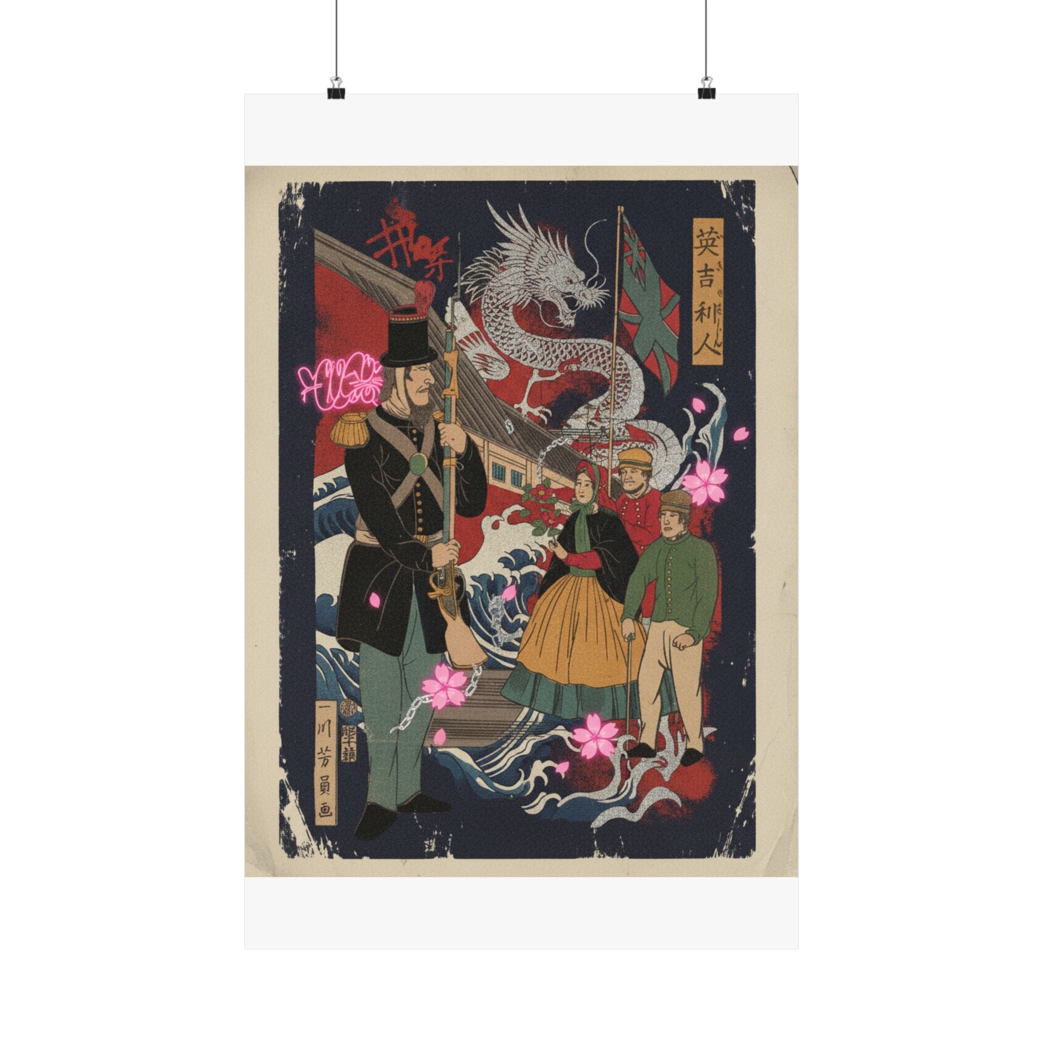 Japanese Street — Englishmen — Matte Poster