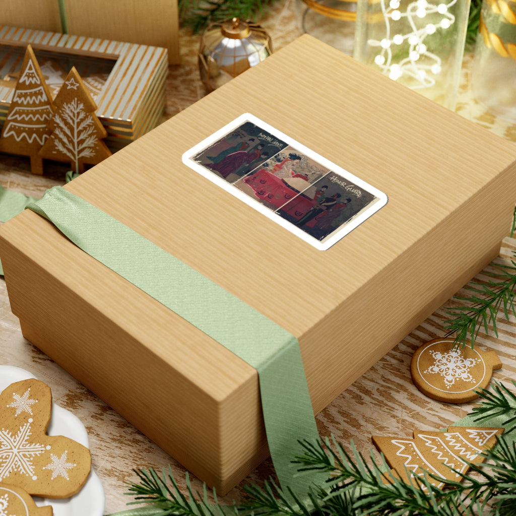 Japanese Street — Illustration Of The  Empress Visiting The General Staff Headquarters [To Present — Kiss-Cut Sticker