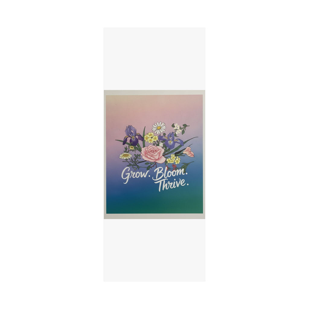 Affirmation — Rose, Iris, Primrose And Daisy — Matte Poster