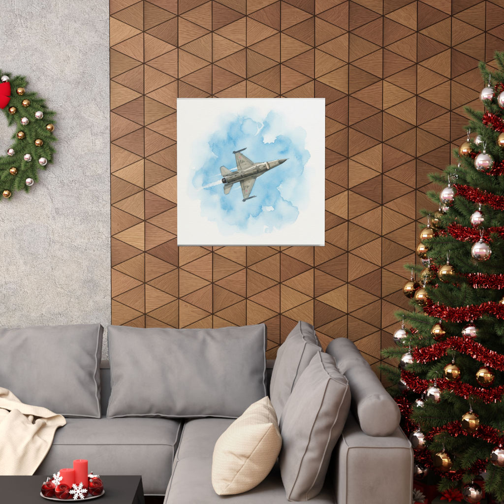 Watercolor — Aircraft — Matte Poster
