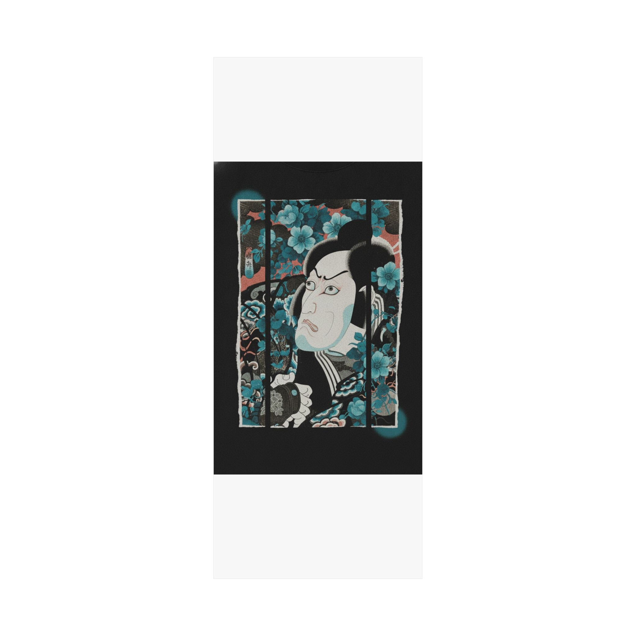 Streetwear Collage — Kabuki Actor Ichikawa Ebizō V As Kumagai Jirō Naozane — Matte Poster