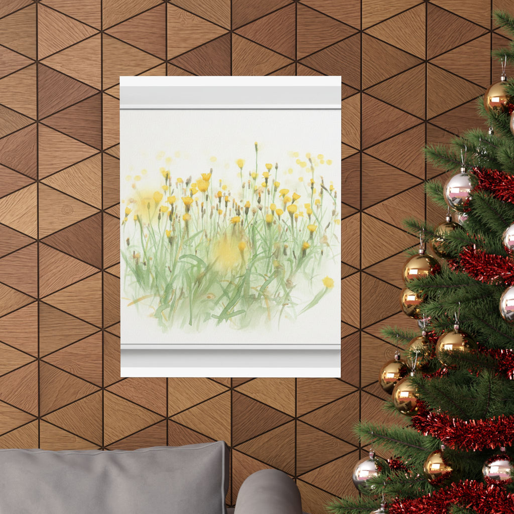 Watercolor — Flower — Matte Poster