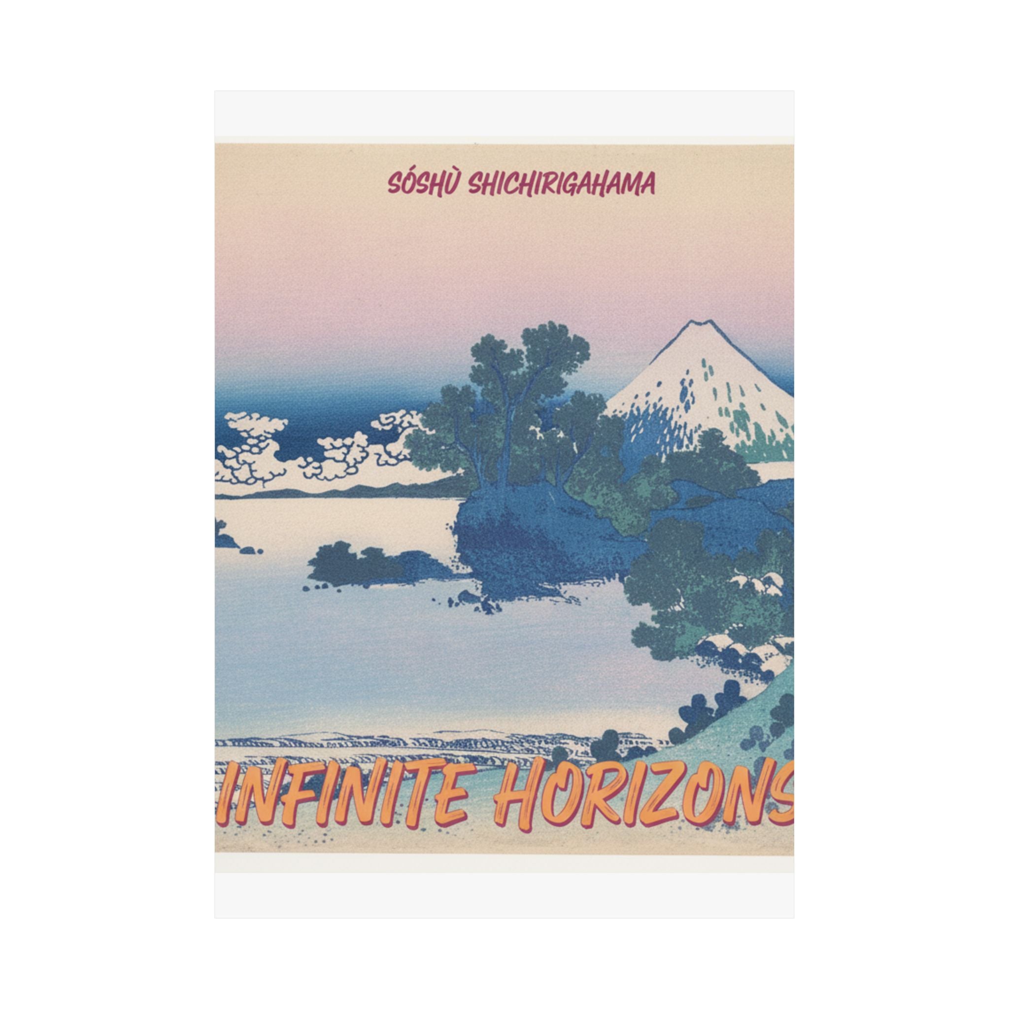 Affirmation — Shichirigahama In Sagami Province (Sōshū Shichirigahama), From The Series Thirty — Matte Poster