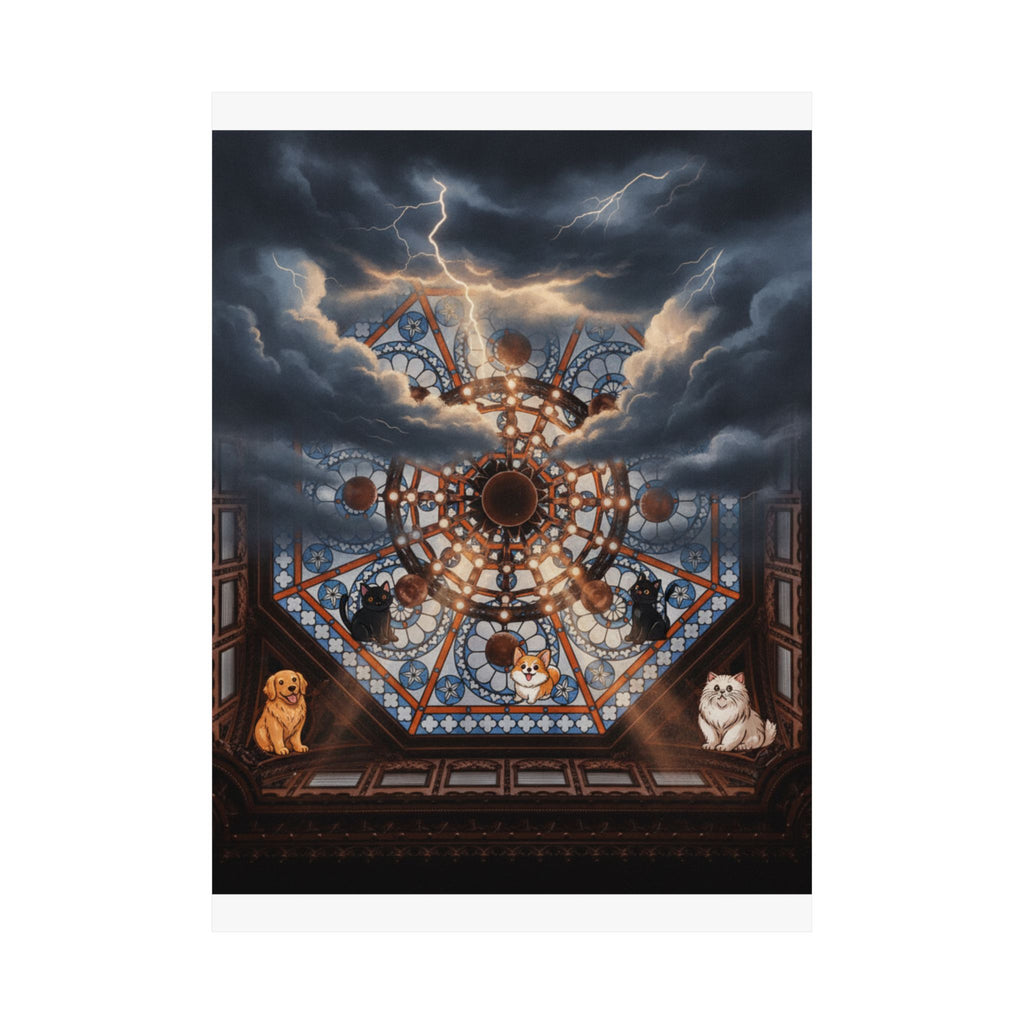Dramatic Storm — Ceiling — Matte Poster