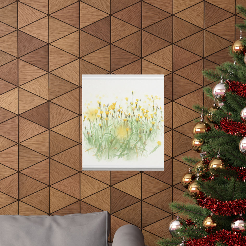 Watercolor — Flower — Matte Poster