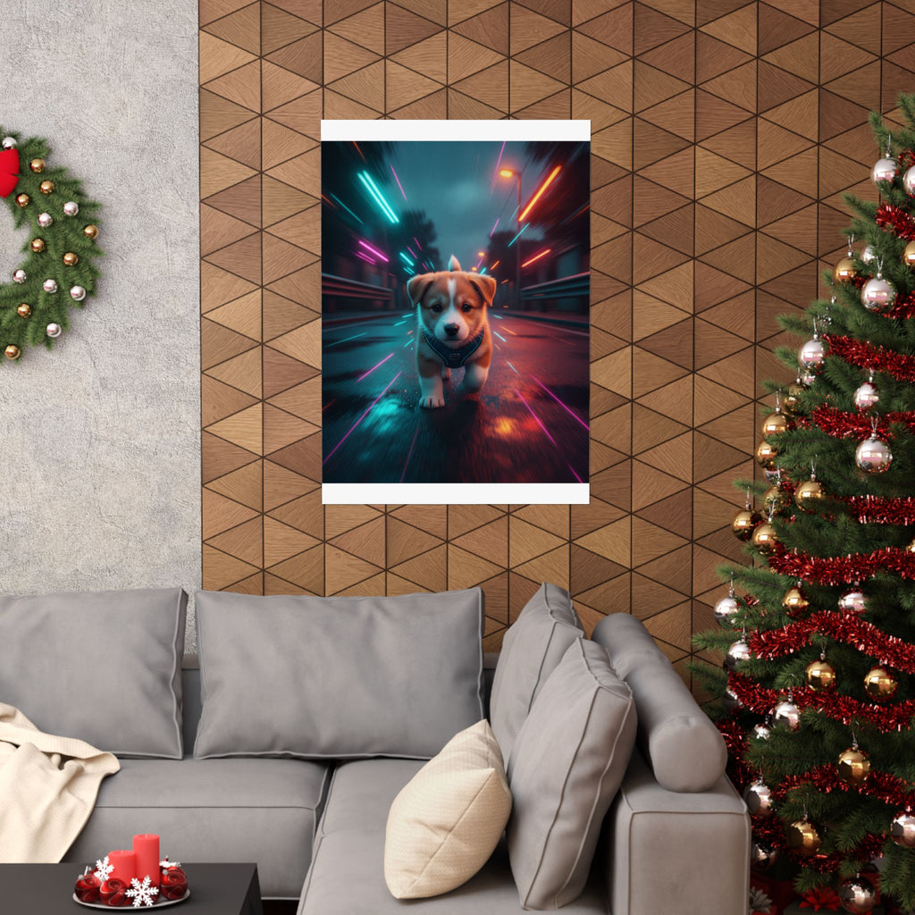 Fast Furious — Dog — Matte Poster