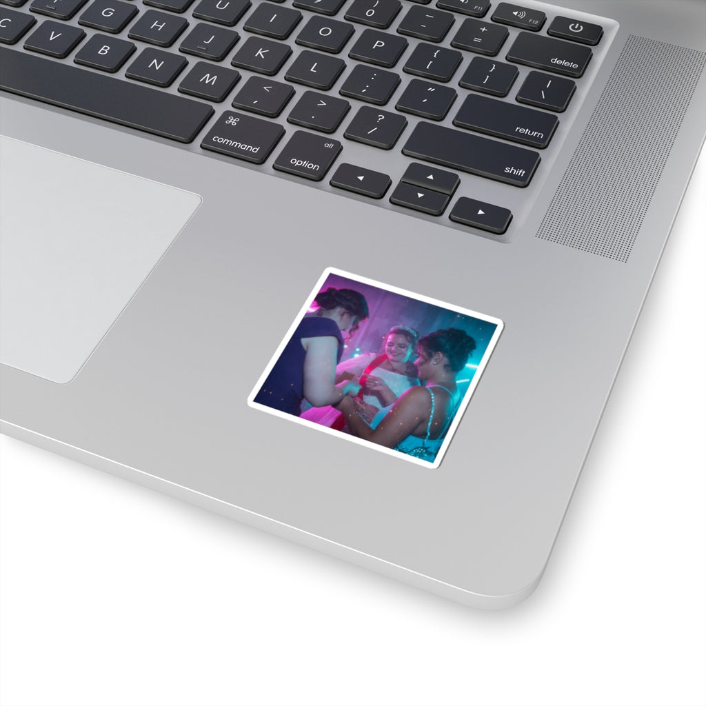 Neon Noir — Person — Kiss-Cut Sticker