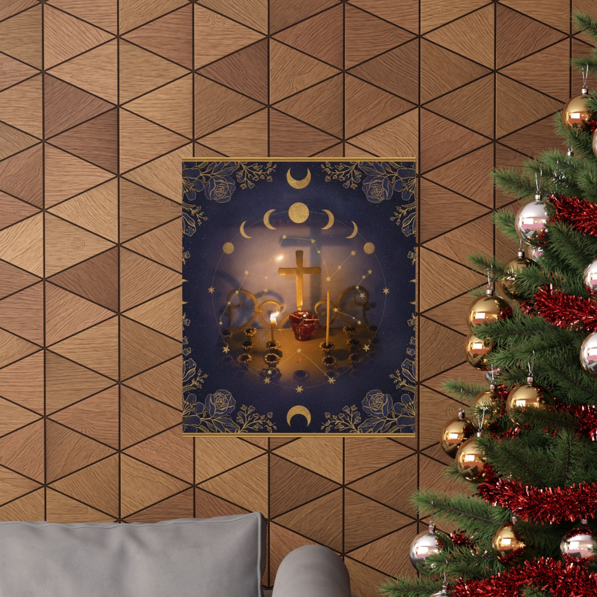 Celestial — Candle — Matte Poster