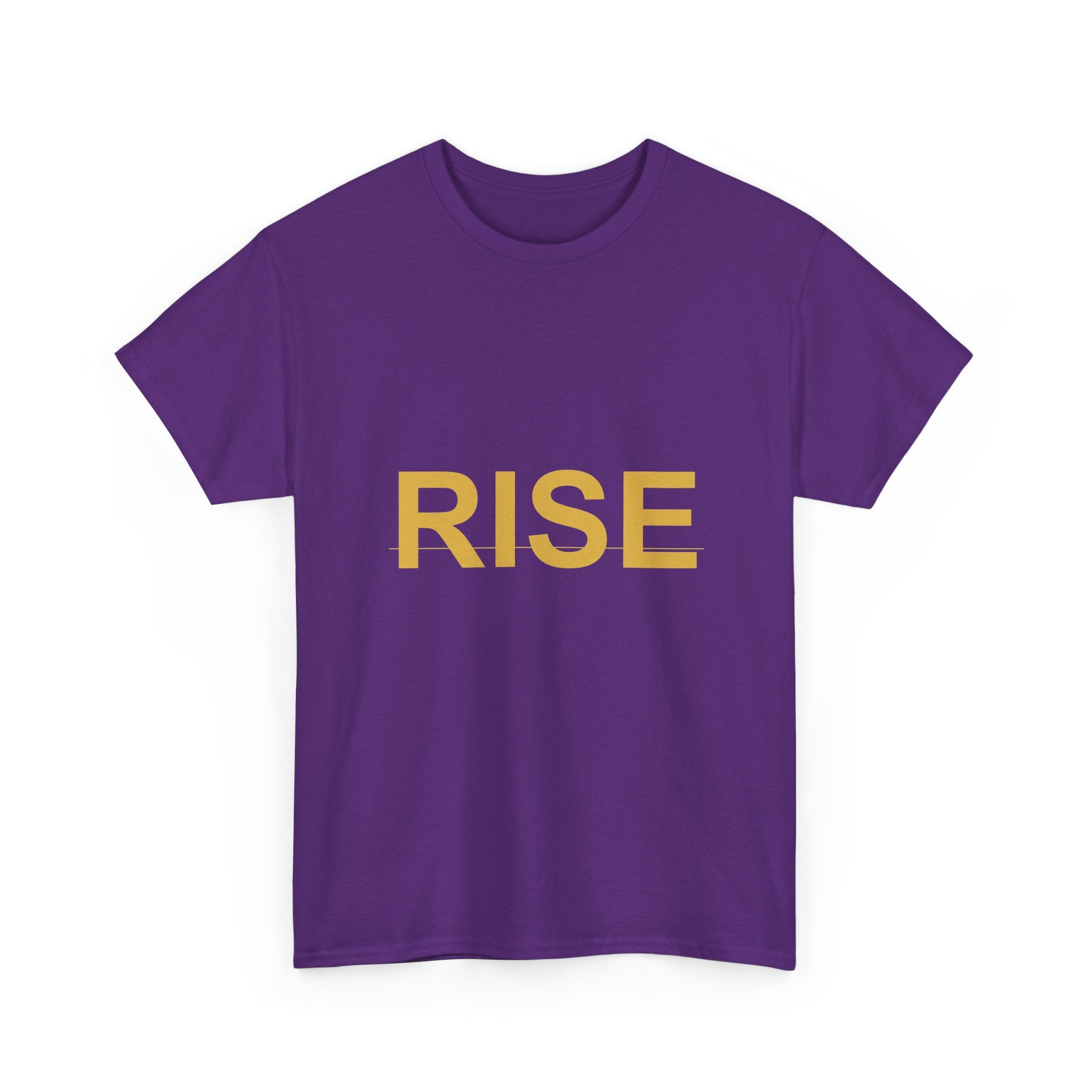 RISE Bold Gold Minimal Typography Graphic Tee