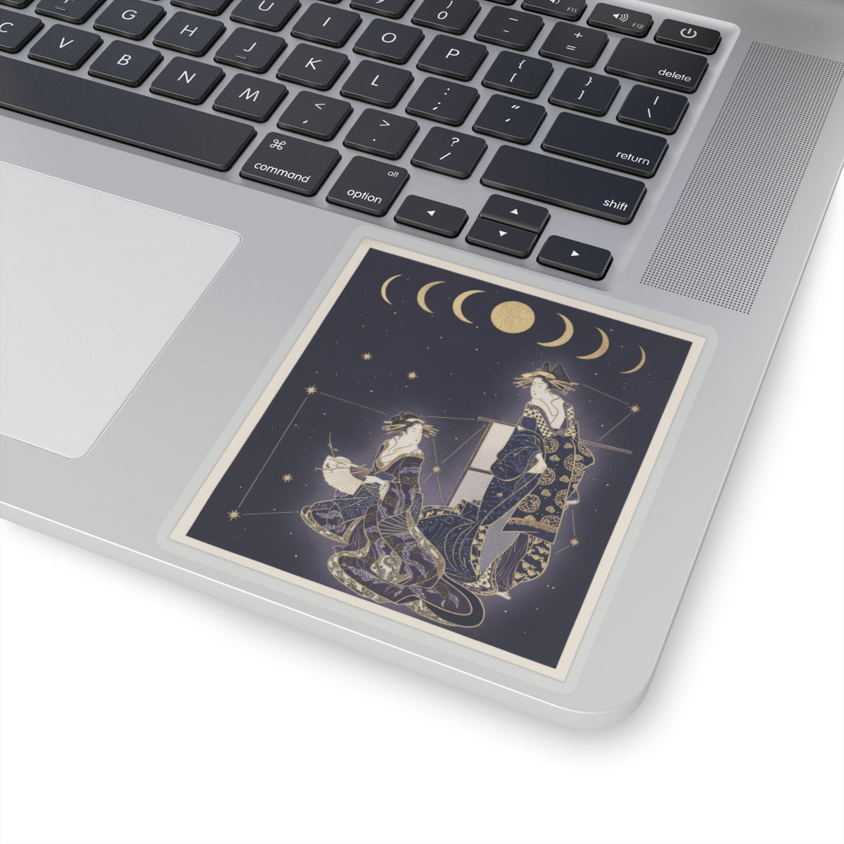 Celestial — Two Courtesans — Kiss-Cut Sticker
