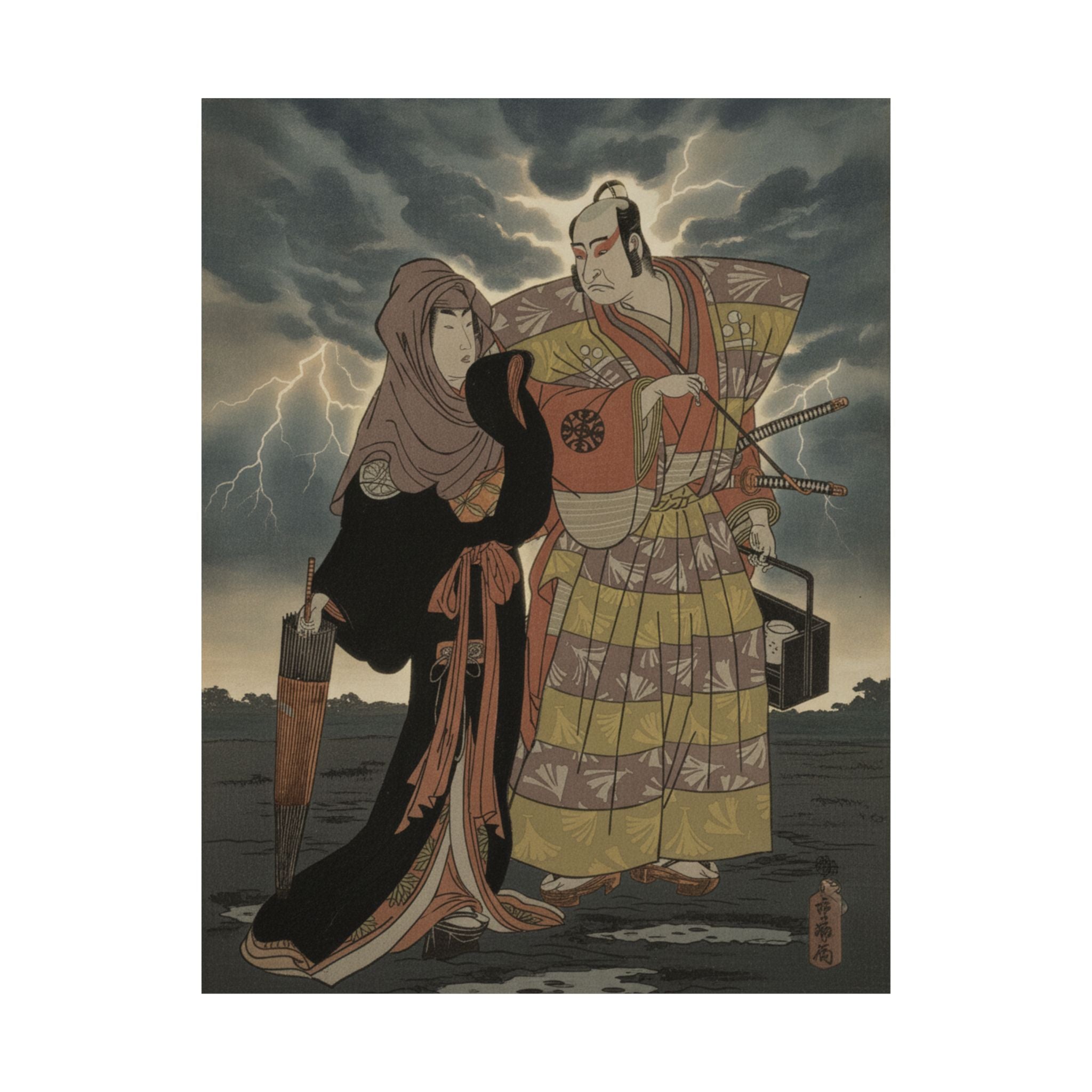 Dramatic Storm — Scene From A Drama — Matte Poster