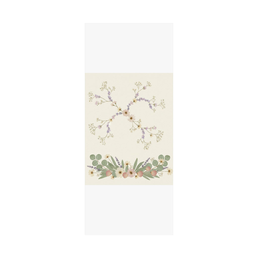 Pressed Lavender & Eucalyptus Garland Matte Poster