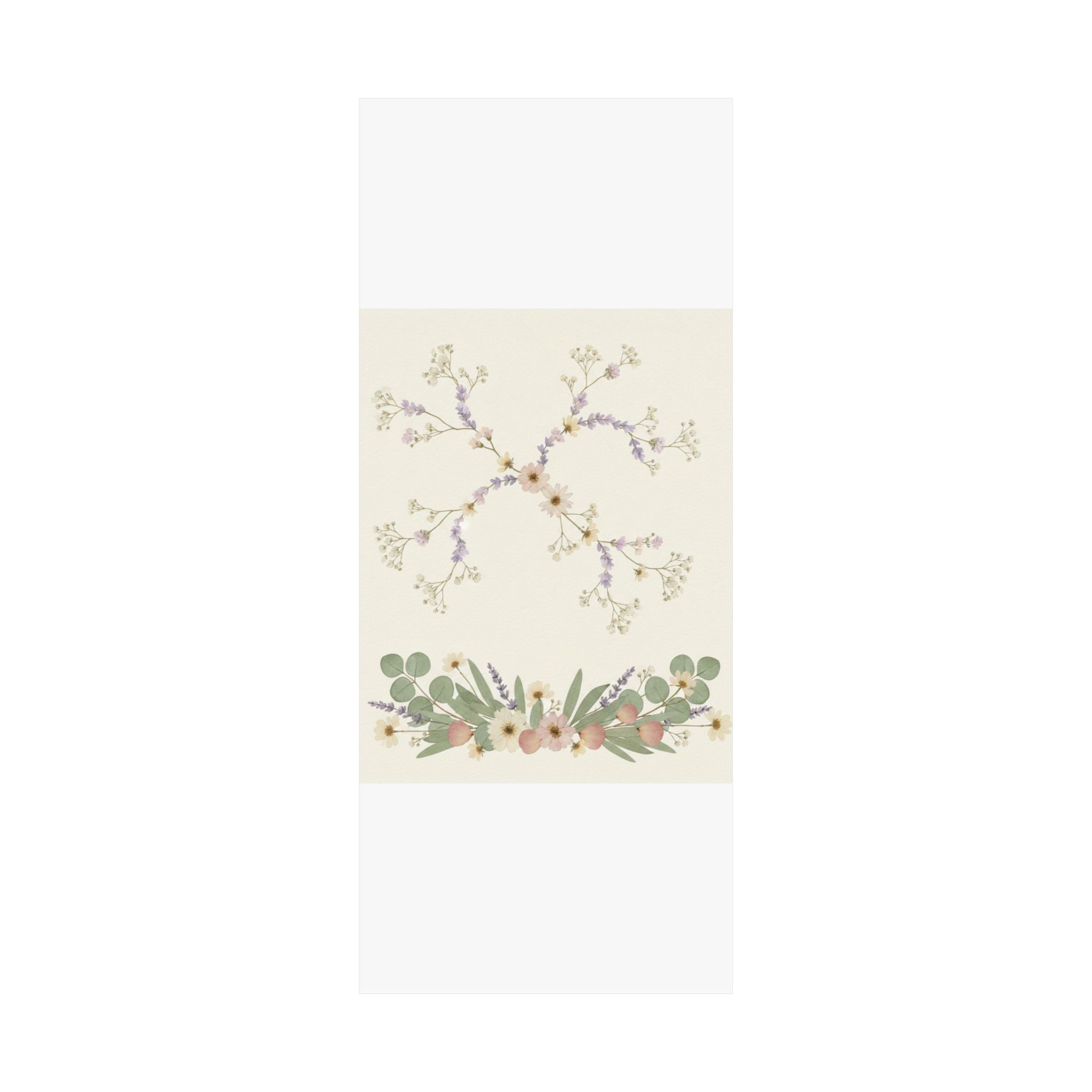 Pressed Lavender & Eucalyptus Garland Matte Poster