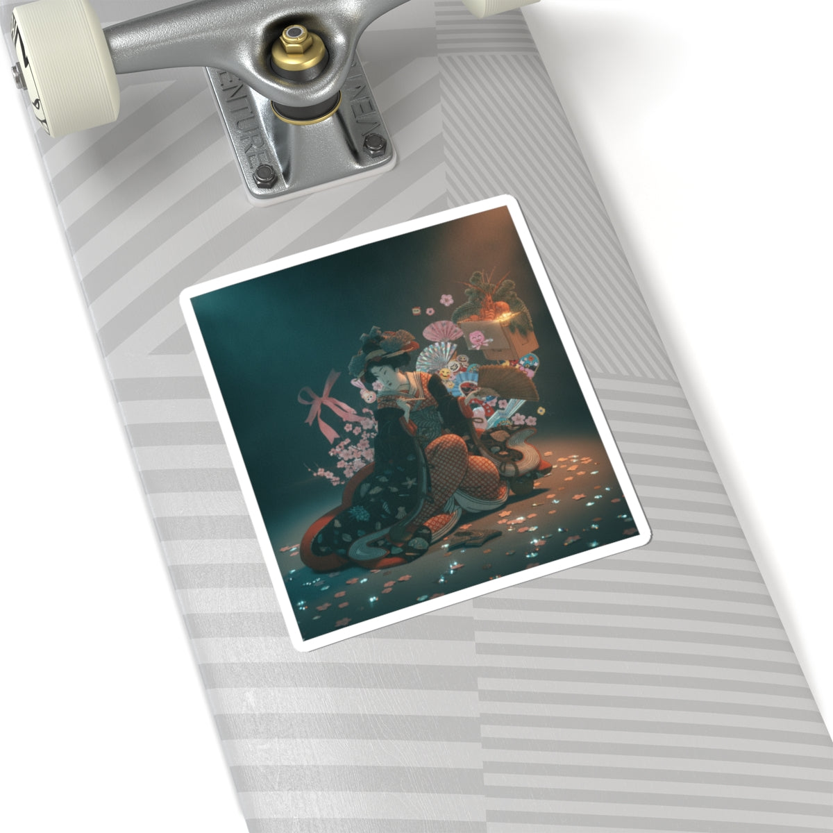 Cinematic — Courtesan And New Year Decoration — Kiss-Cut Sticker