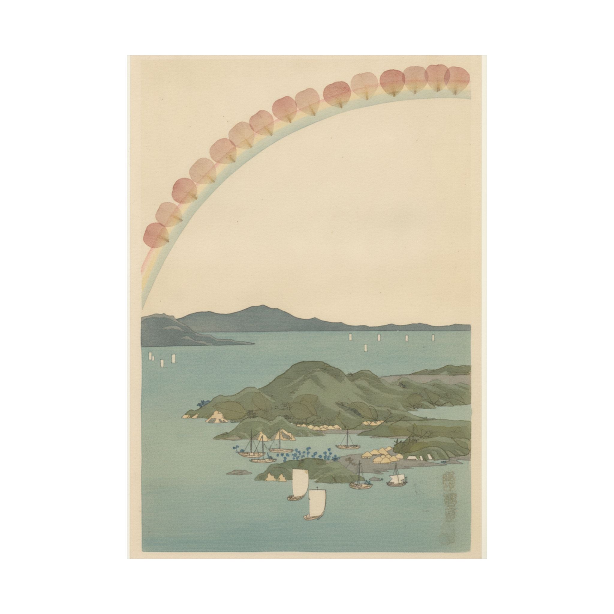 Botanical — Tsushima Kaigan Yubare — Matte Poster