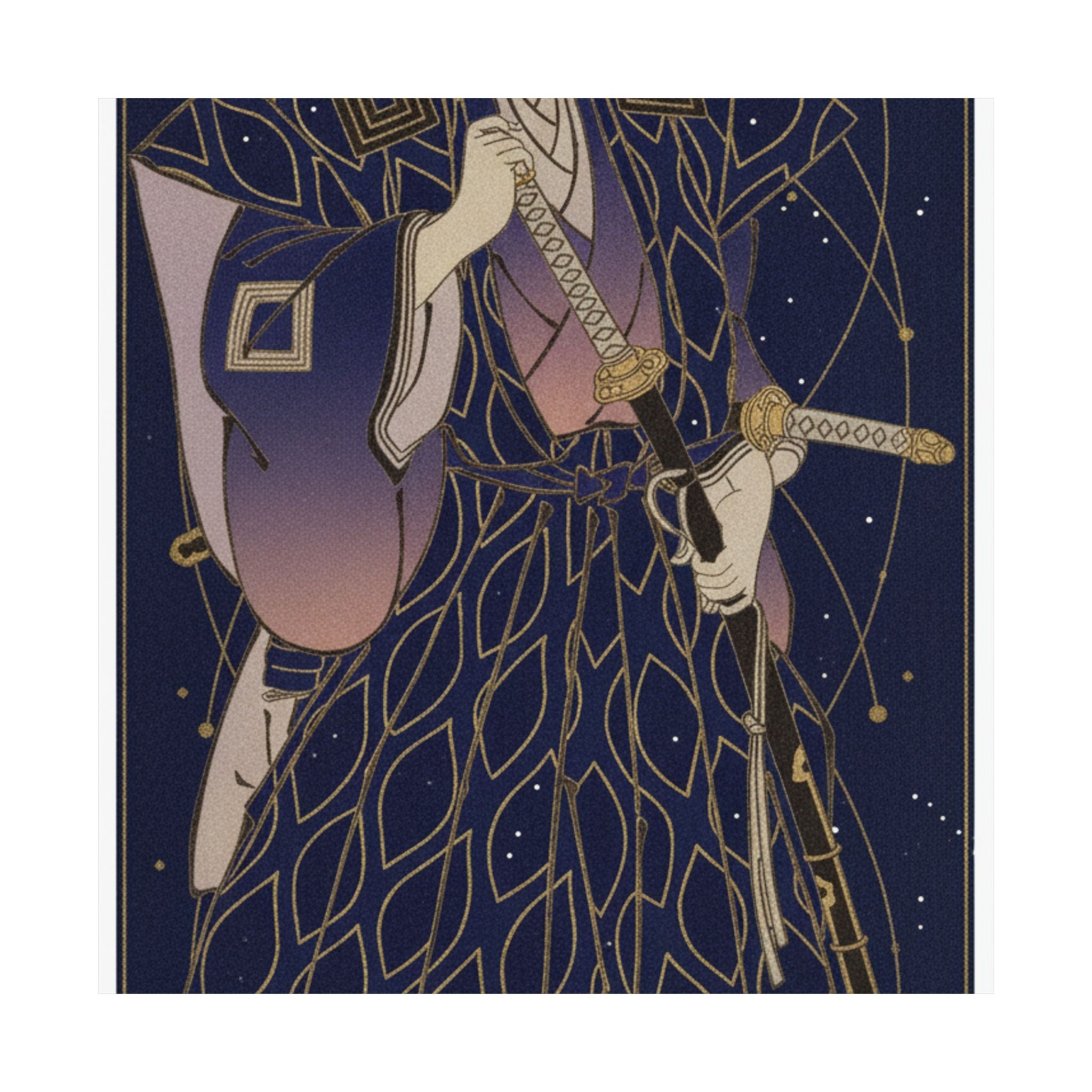 Celestial — Ichikawa Danjuro Vi As Funa Bansaku,Son Of Fuwa Banzayemon — Matte Poster