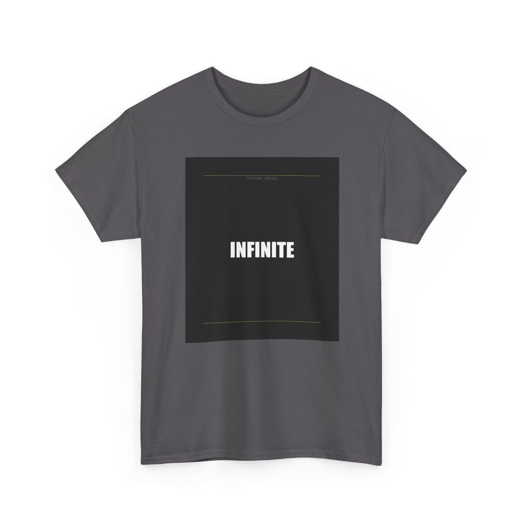 INFINITE Bold Type Charcoal Block Graphic Tee