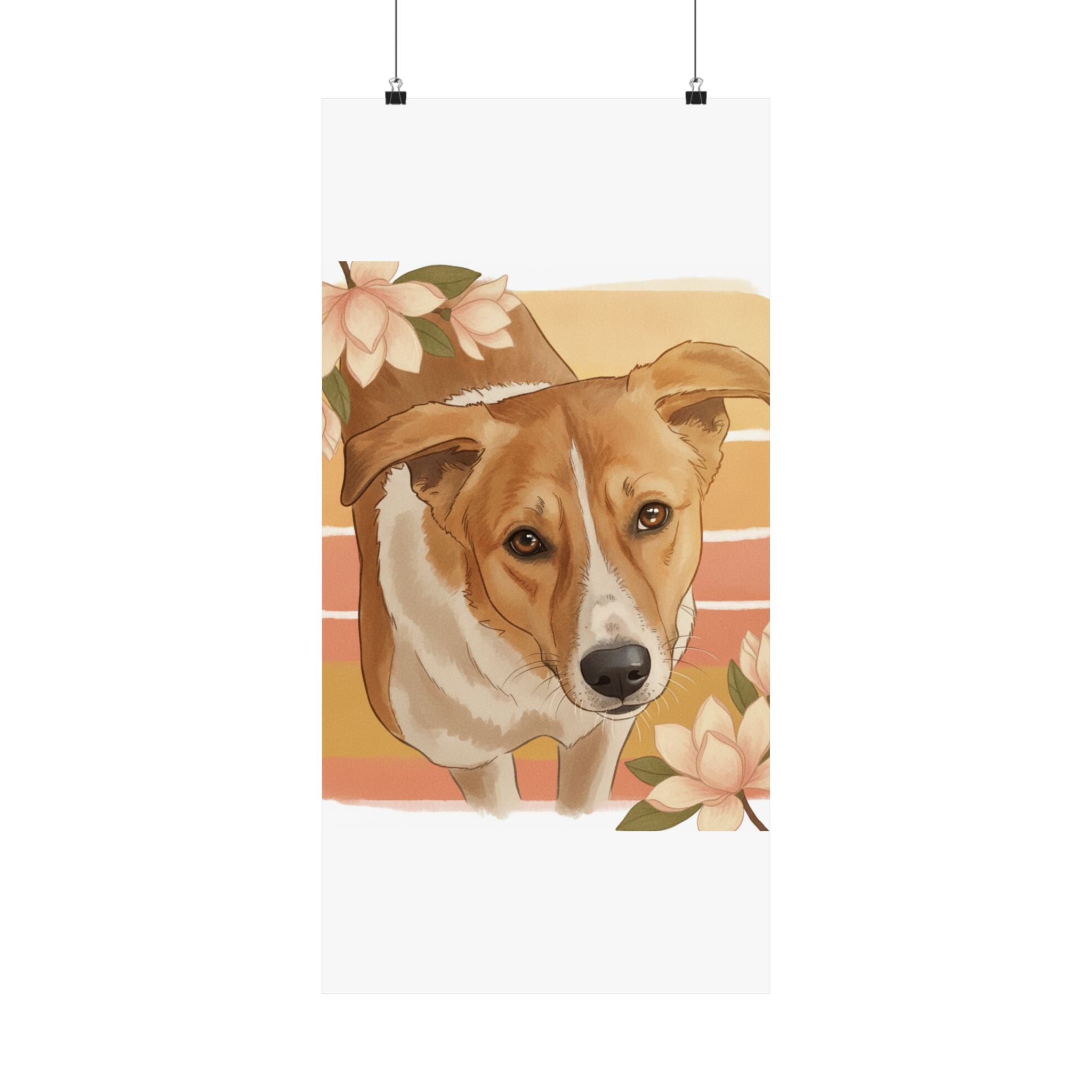 Southern Sunset — Dog — Matte Poster