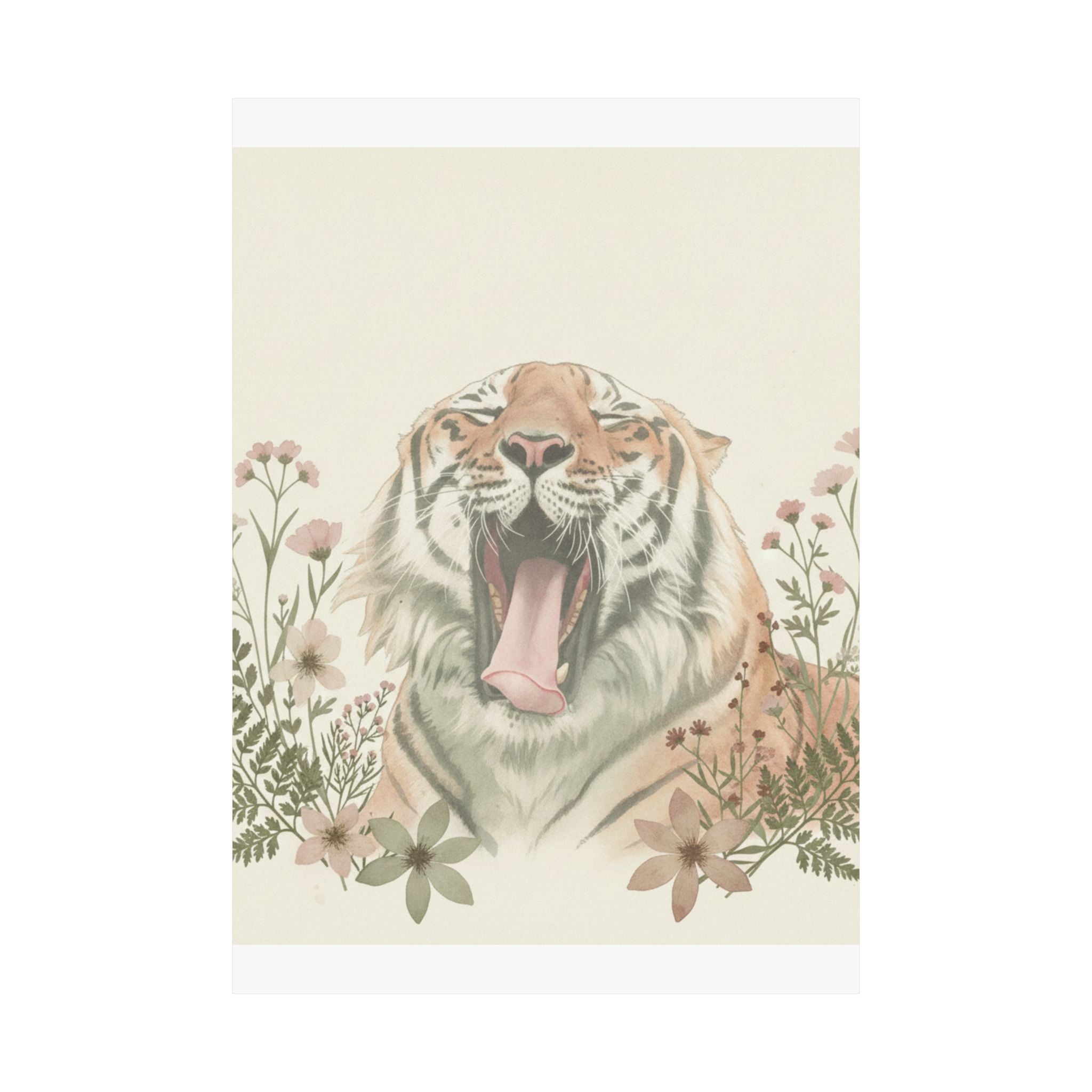 Botanical — Tiger — Matte Poster