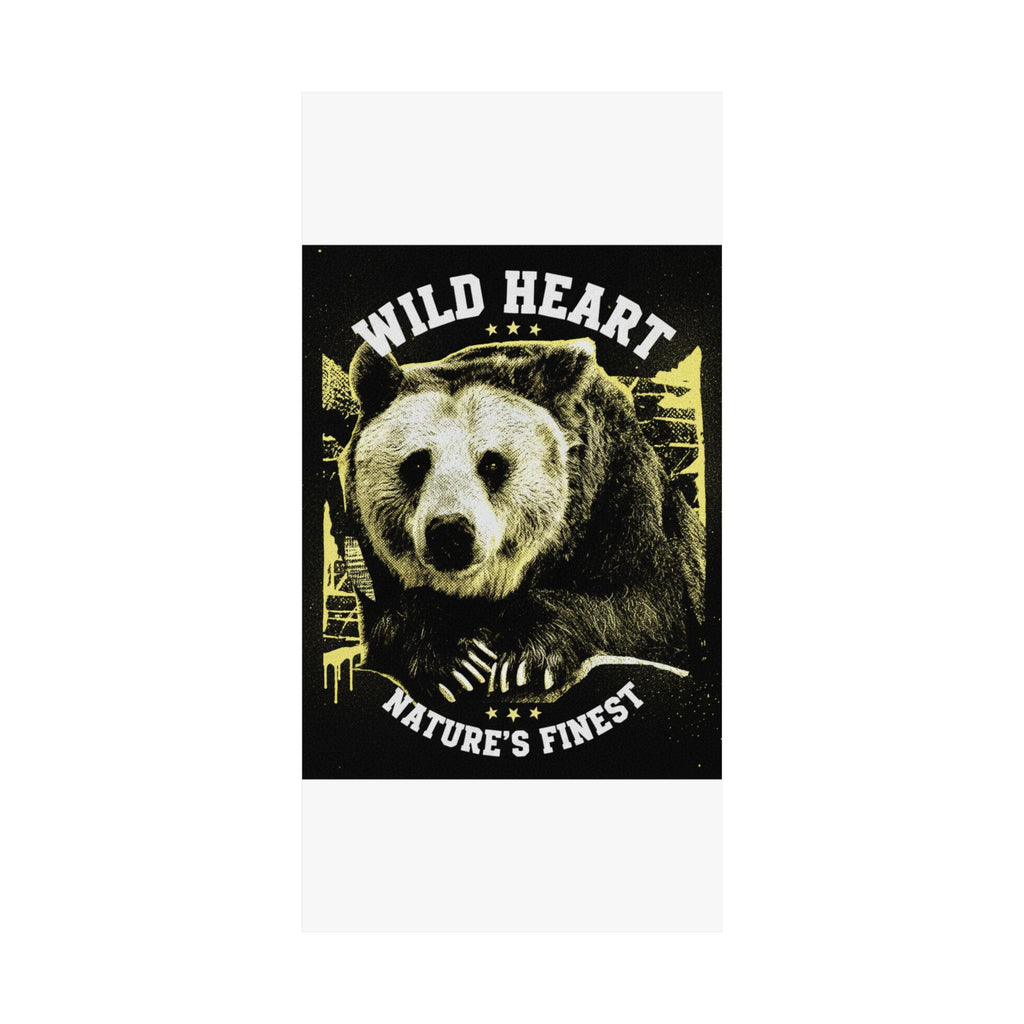 Streetwear Collage — Bear — Matte Poster