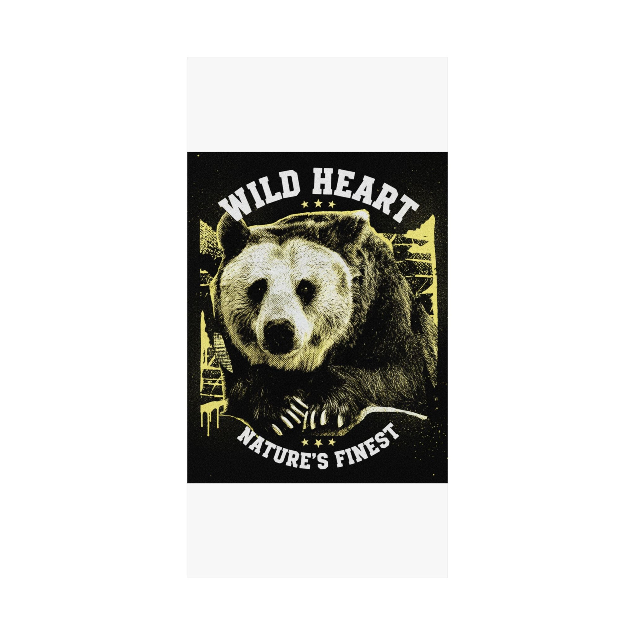 Streetwear Collage — Bear — Matte Poster
