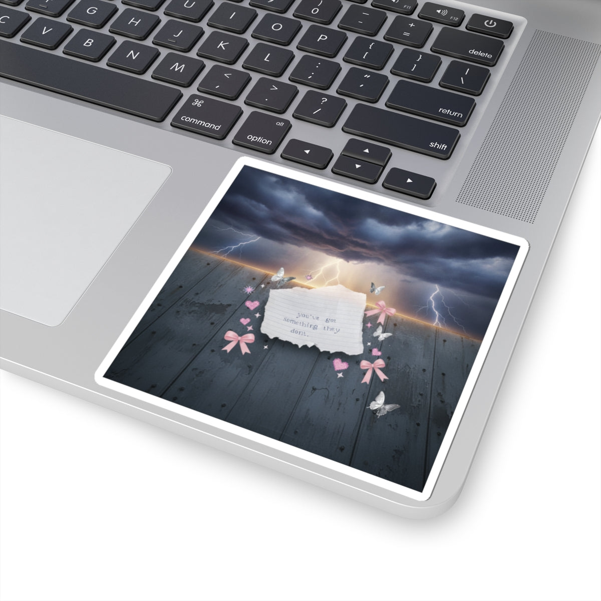 Dramatic Storm — Note — Kiss-Cut Sticker