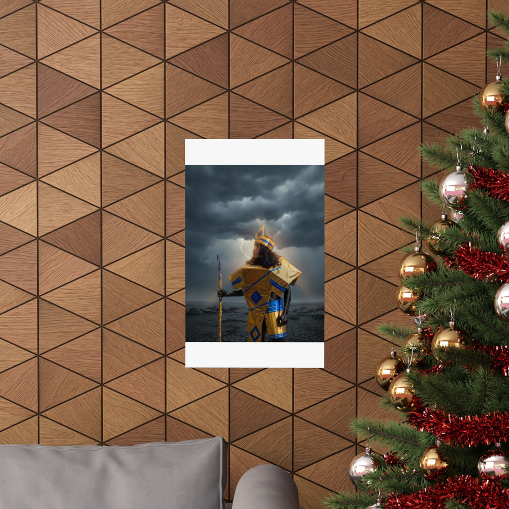 Dramatic Storm — Person — Matte Poster