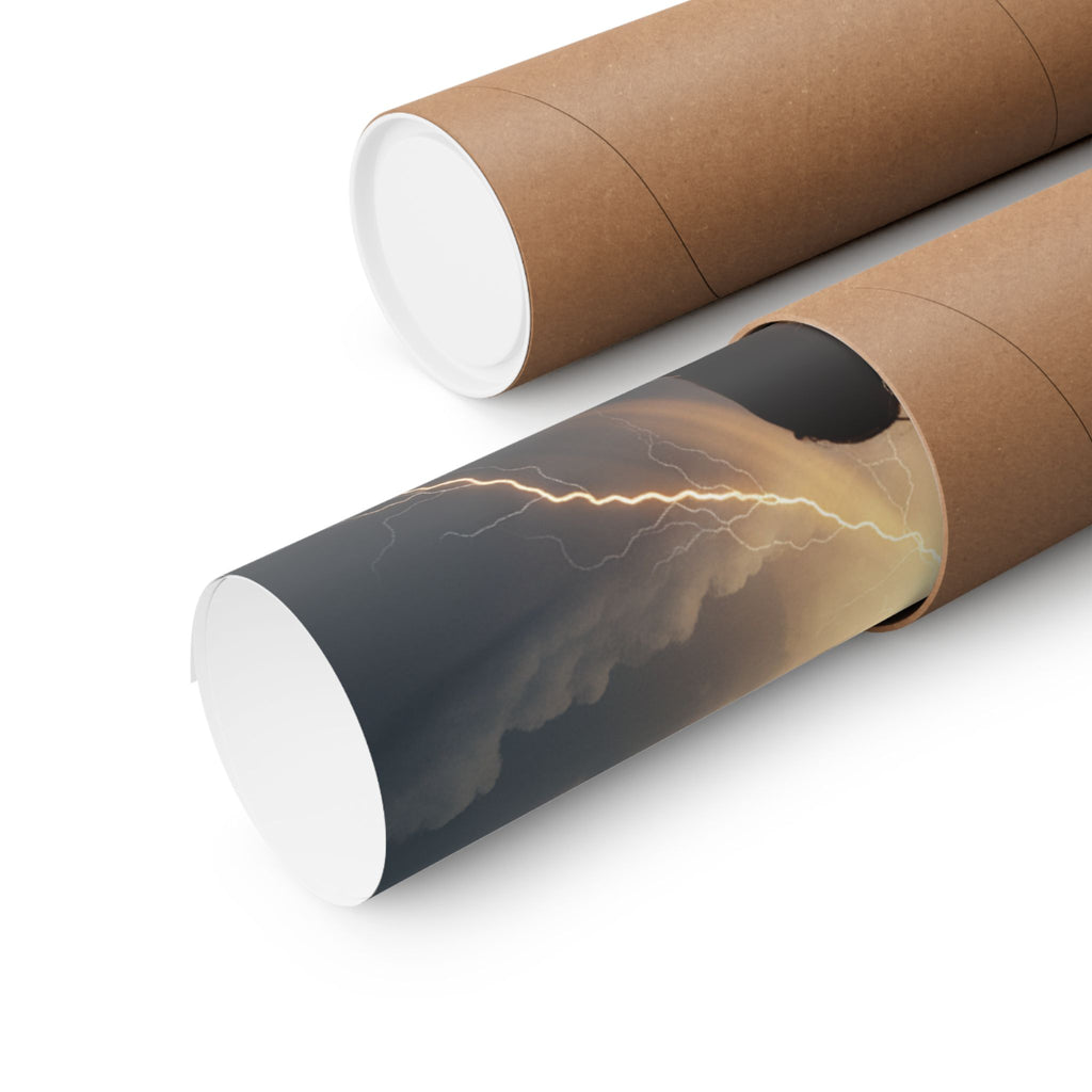 Dramatic Storm — Person — Matte Poster