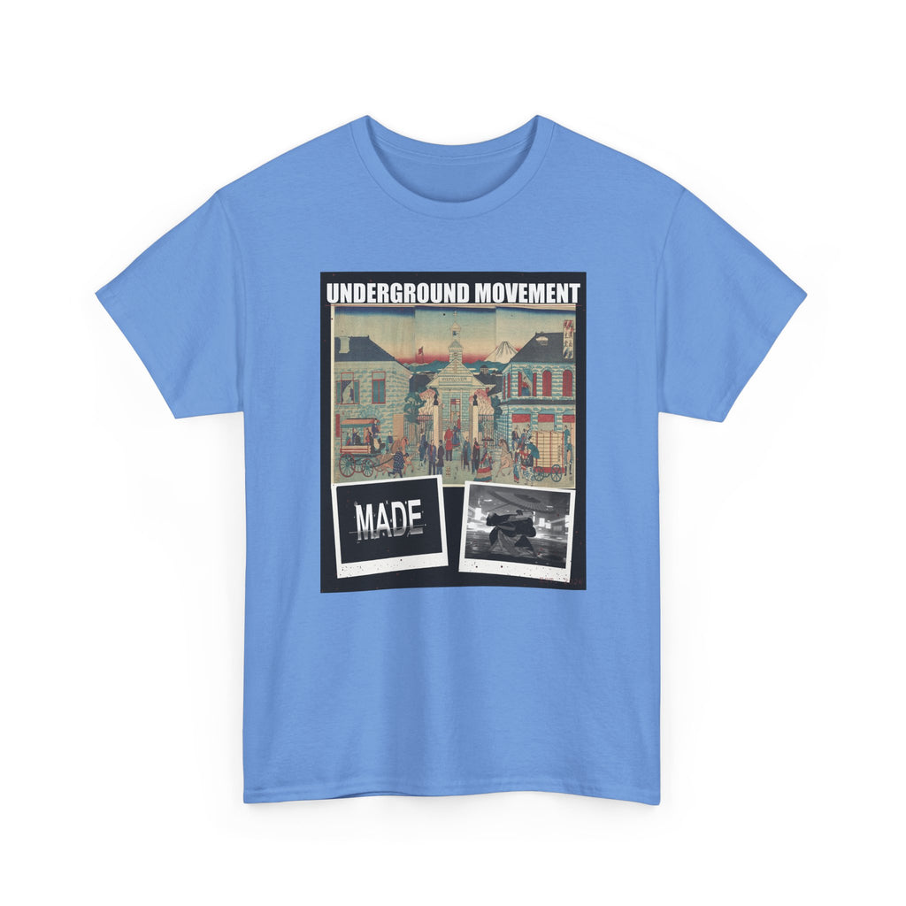 UNDERGROUND MOVEMENT | Illustration Of Foreign Residences And The Catholic Church In Yokohama (Yokohama Collage Tee — Graphic Tee