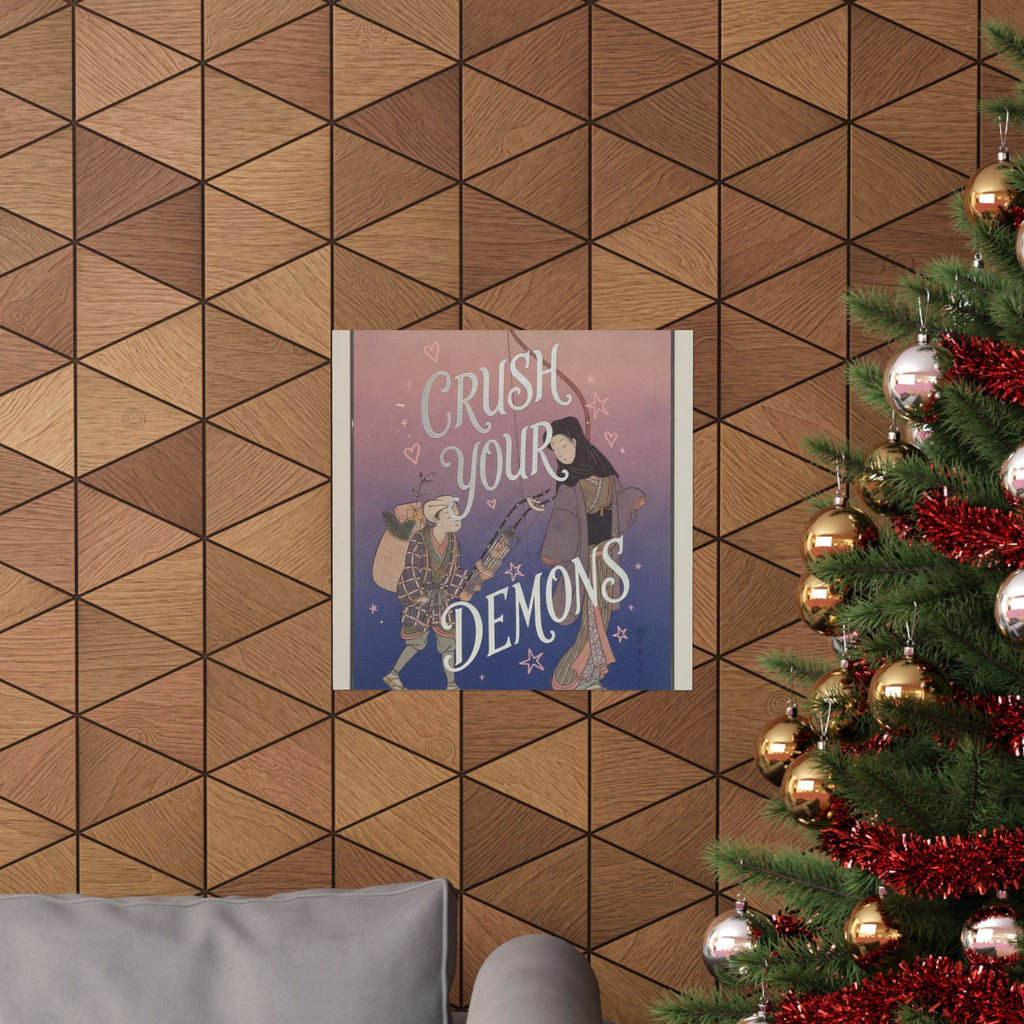 Affirmation — Demon-Crushing Bow — Matte Poster